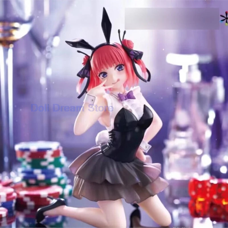 2026 New100% genuine Japanese original anime figure Nakano Ichika/Nakano Miku/Nakano Yotsuba bunny ver sitting action figure