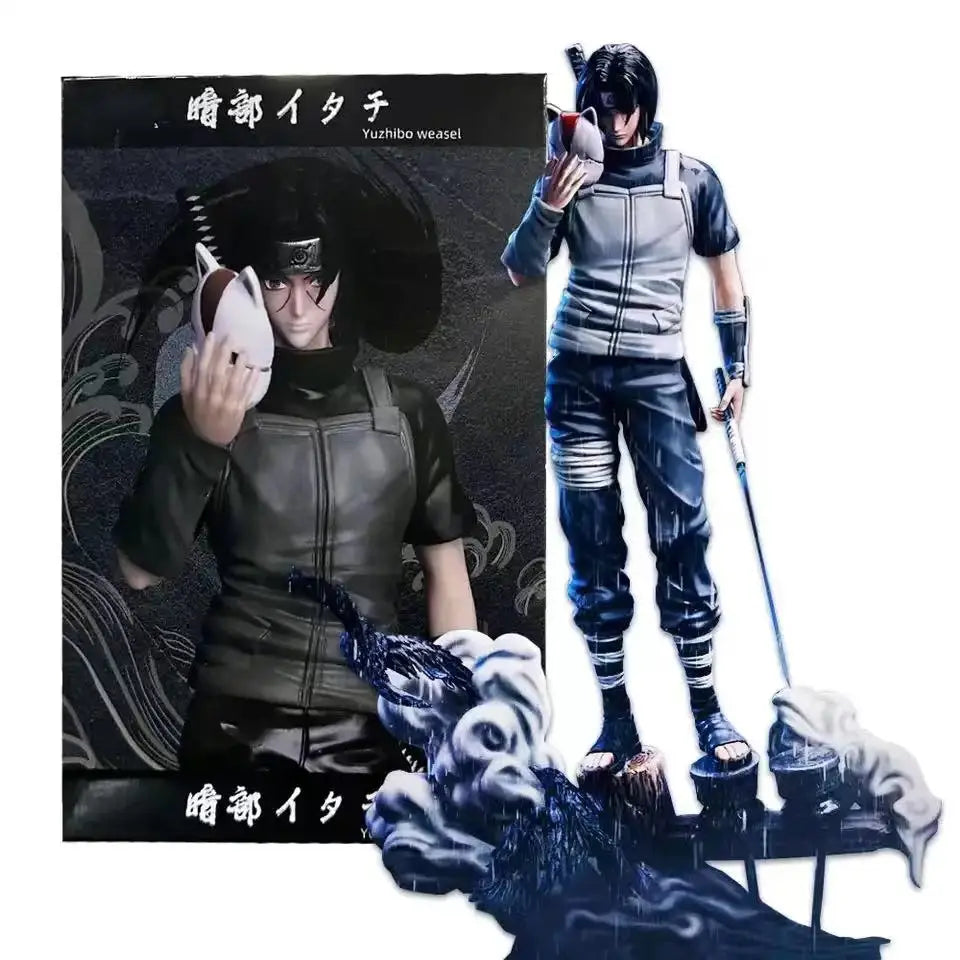 29 cm große Naruto-Anime-Figur, Uchiha Itachi Actionfigur, Spielstatue, Sammlerstück, PVC-Puppe, Itachi-Modell, Spielzeug, Geschenk