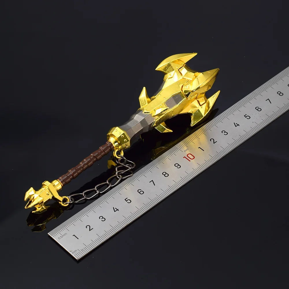 Hyrule Fantasy Weapon Savage Lynel Crusher Zelda Game Peripheral 15 см метален меч модел ключодържатели орнаменти занаяти играчки подаръци