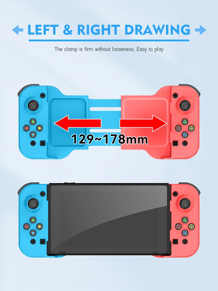 Stretchable Mobile Controller For ios Andriod Phone Pubg Cod Gamepad For Switch Oled Console Control Joystick with Macro
