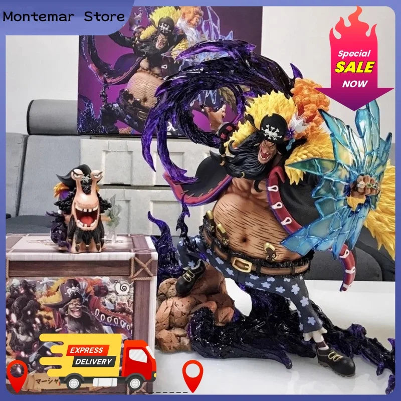 Blackbeard Marshall D Teach Figures Manga One Piece Anime Figure Black Beard Gk Statue Model Collection Room Ornament Gift