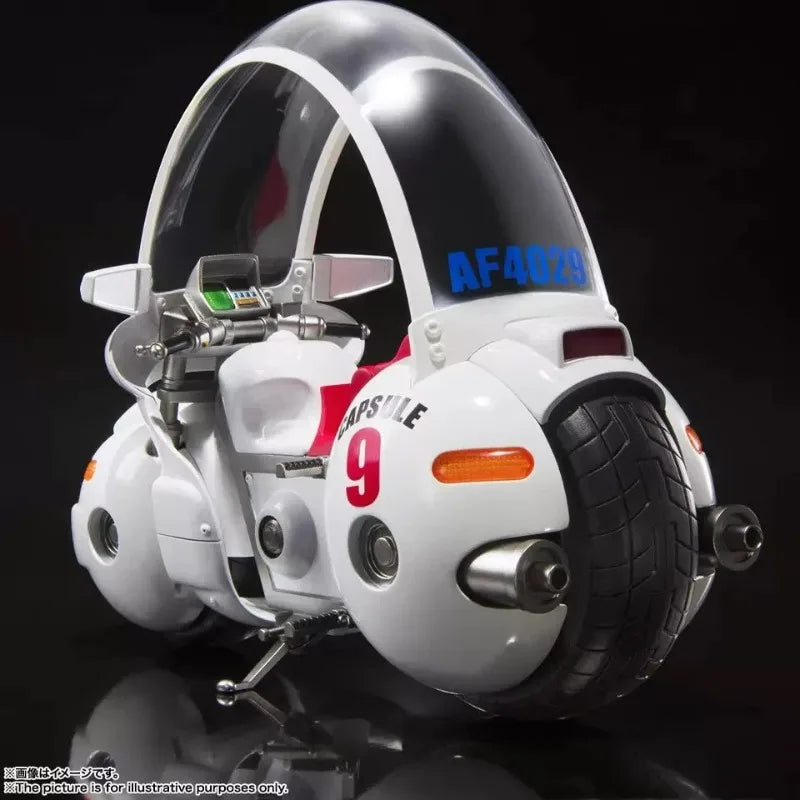 In Stock Genuine Bandai Dragon Ball Model Kit SHF Bulma's Motorcycle Hoipoi Capsule No9 Anime Action Figure Collection Model Toy