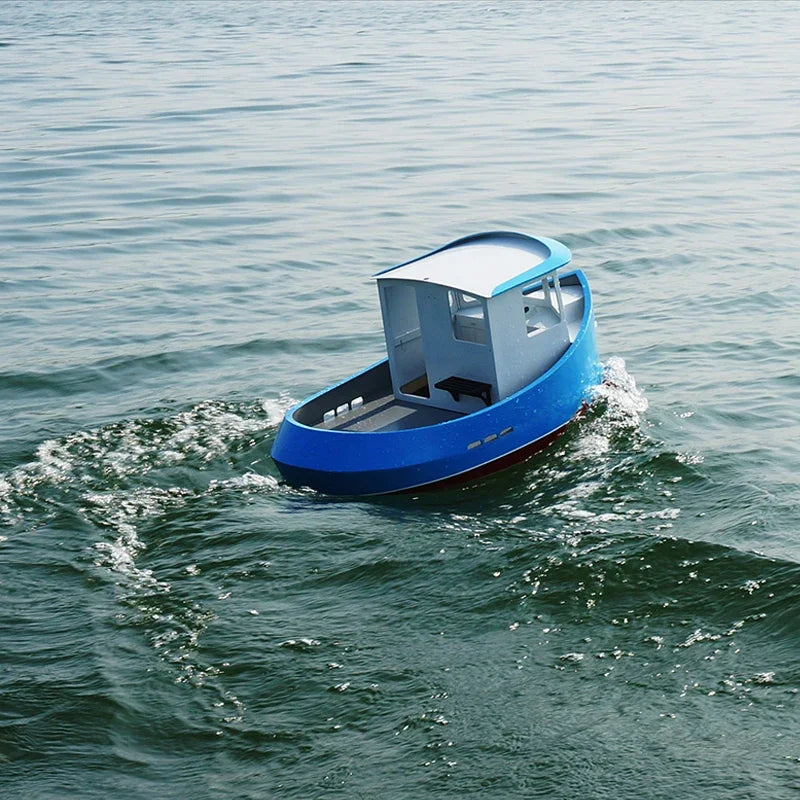 Q3 Remote Control Egg Boat DIY Basswood Laminated Assembled Boat Model Kit