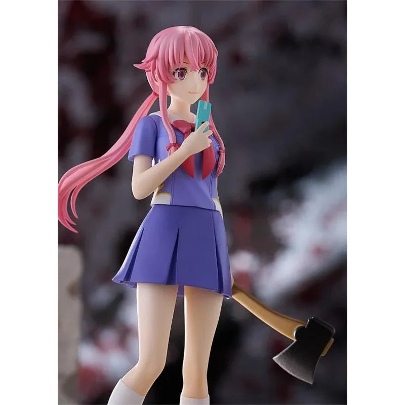 Original GSC Pop Up Parade Future Diary Pop Up Parade Yuno Gasai Yuno Gasai Limited Ver. Anime Figures Model Customized Gifts