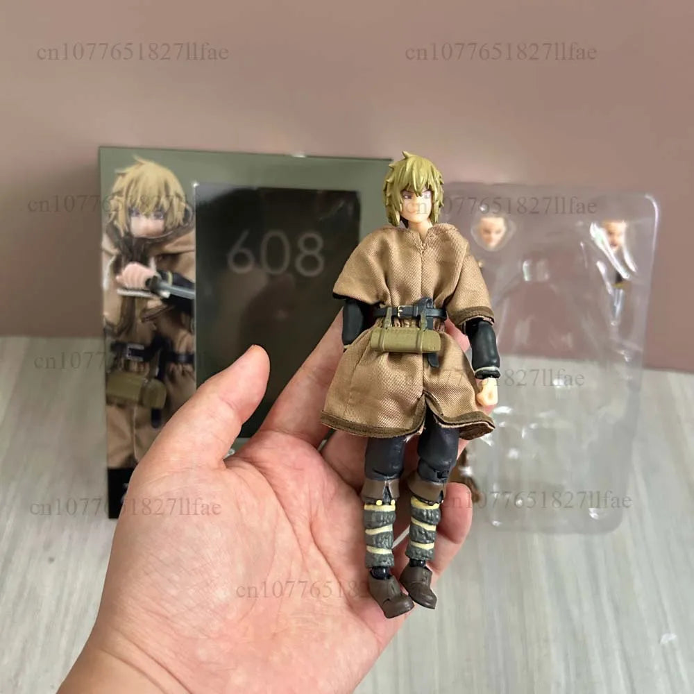 Figma 608 Thorfinn 14CM Vinland Saga Action Figure Model Toys Joint Movable Doll Birthday Present For Friends Bookshelf Decor