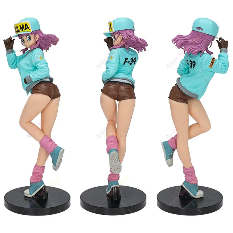 Dragon Ball Z Bulma Handheld Radar Figur Spielzeug Anime Bulma Glitter &amp; Glamours Actionfiguren Sammlermodell Puppe PVC Ornament