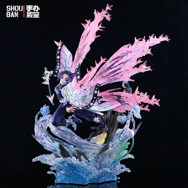 In Stock Demon Slayer Agatsuma Zenitsu And Kochou Shinobu Gk Rengoku Kyoujurou Action Figures Boutique Statue Desktop Decoration