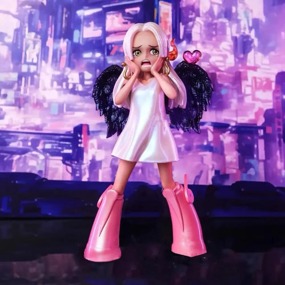 Anime One Piece Figur Boa·hancock Figur Seraphim Hancock 14,5 cm PVC-Statue Sammlung Modell Spielzeug für Kinder Geschenke