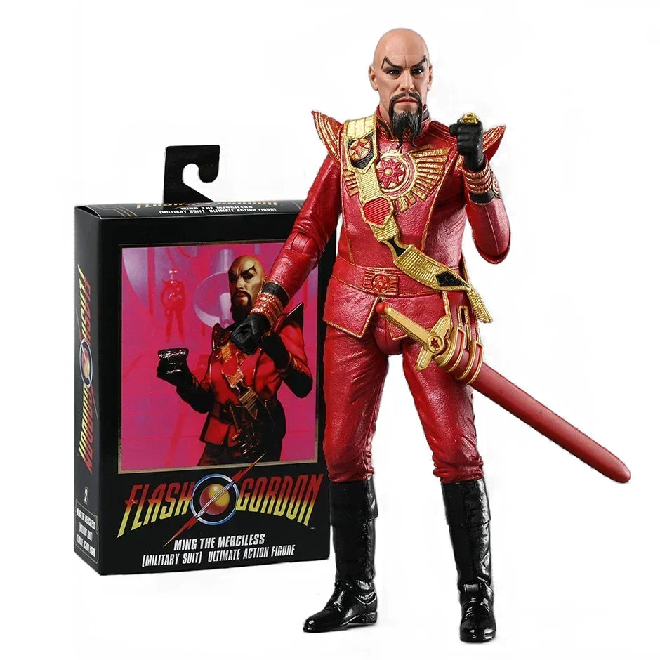 NECA Flash Gordon The Movie Ultimate Prince Vultan Ming Action Figure Figuine Model Decoration PVC Toy