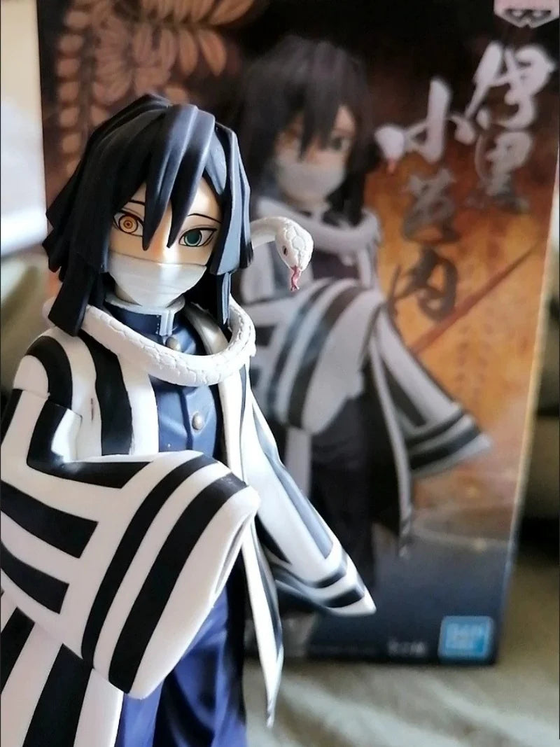 Bandai Original Kimetsu No Yaiba Anime Figure Vol.15 Iguro Obanai Action Figure Collectible Model Ornaments Toys Birthday Gifts