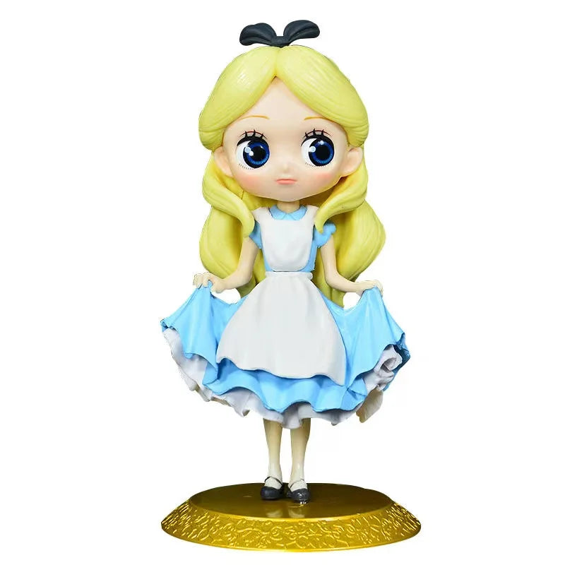 11cm Disney Alice In Wonderland Action Figure Model Anime Mini Decoration PVC Collection Figurine Toy Model For Kid Girl Gift