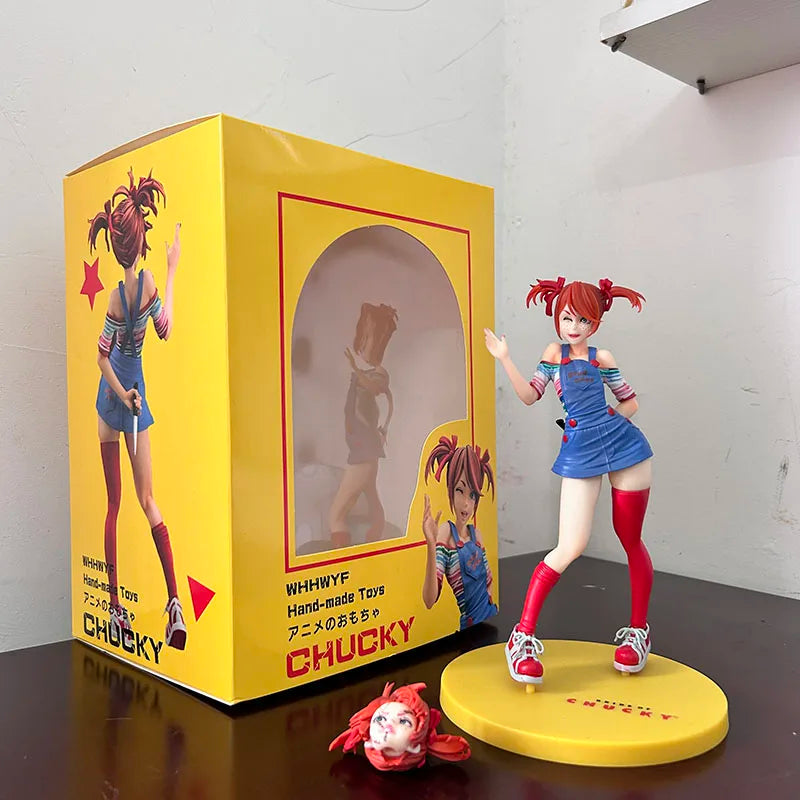 Horror Bishoujo Michael Myers Freddy Krueger Jason Voorhees Chucky Pennywise Figurine Collection Action Figure Halloween Gifts