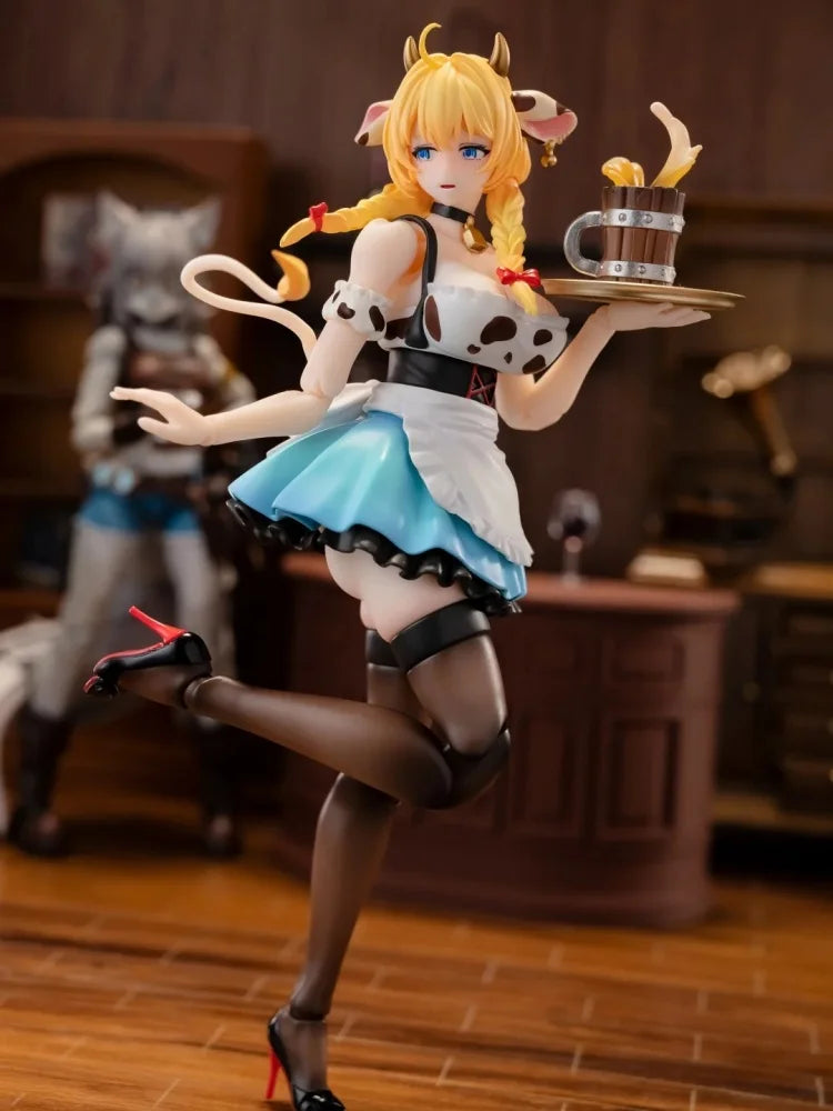 Ladotoys In Stock 16.5cm 1/12 Scale Mystic Land Daisy Taurus Cow Beer Girl Articulated Action Figure Desktop Toys