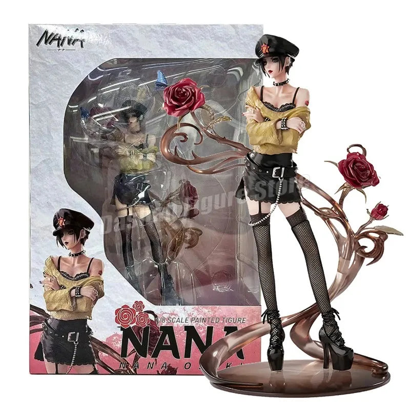 Anime Hobbymax NANA Actionfigur PVC Schönes Mädchen Sammlerpuppe Modellzimmer Ornamente 24 cm Komatsu Nana Figur Spielzeug Geschenke