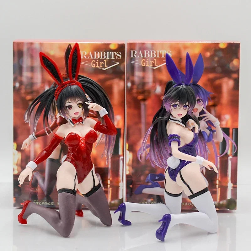 21cm Date A Live V Kurumi Tokisaki Anime Girl Figure Date A Bullet Yatogami Tohka/Mio Takamiya Action Figure Model Doll Toy Gift