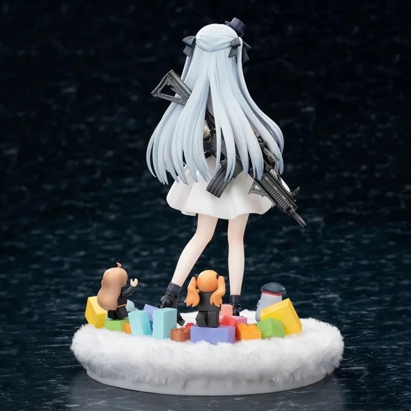 21 см Girls Frontline HK416 Kawaii Game Girl Фигурки Статуя Анимационни момичета Модели Момчета Колекционерски играчки Орнамент Кукли Играчки Подаръци