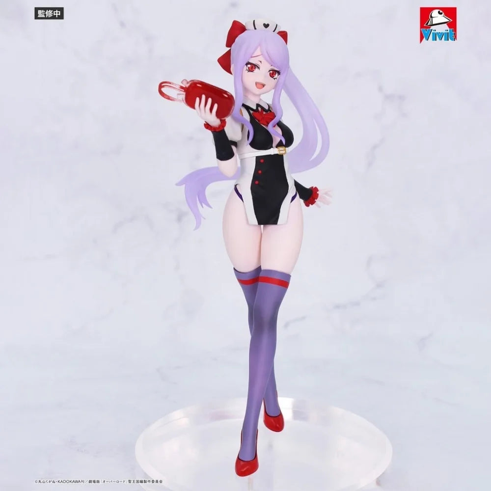 In Stock System Service Original Genuine Anime Overlord Vivit Figure Shalltear Bloodfallen Nurse Ver 18cm Model Toy Figures Gift