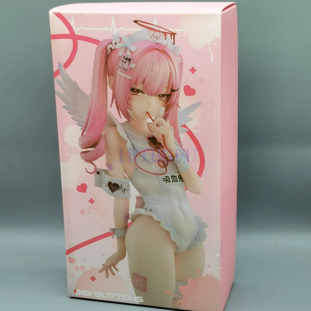 Two Colour Tsukuyomi Riko Trainee Nurse Bibi Buttons 1/6 Girl Toy Chinese Anime PVC Action Figure Toy Game Collection Model Doll