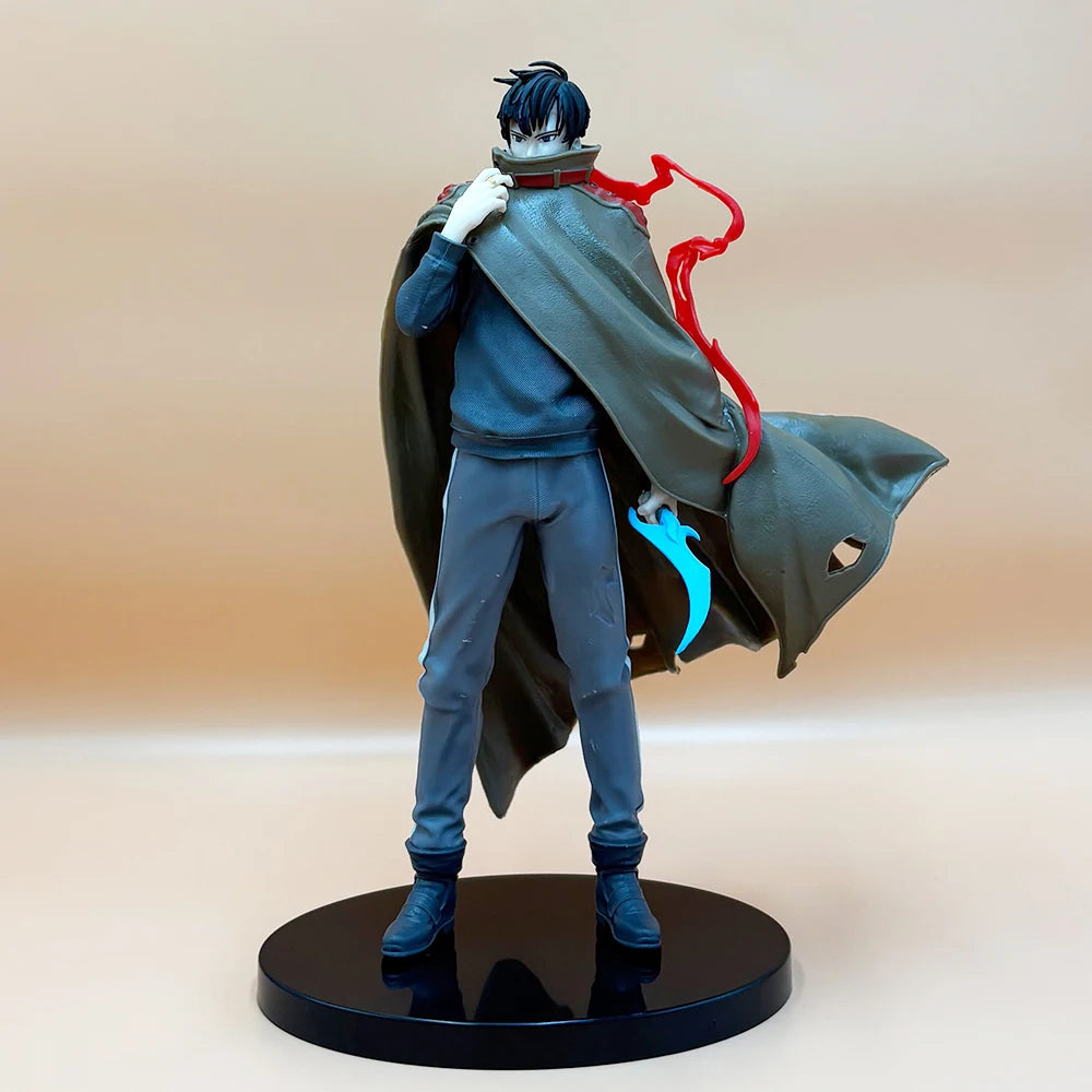 Solo Leveling Sung Jin woo Cloak Anime Figure 21CM Collectible Model Doll Toys Gifts