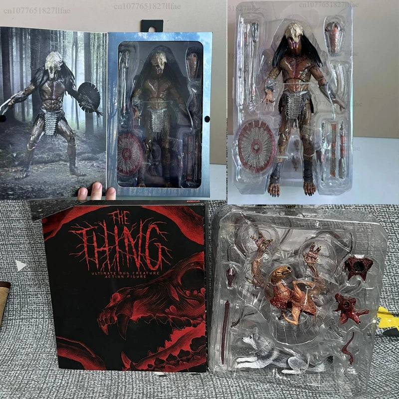 NECA Prey Ultimate Feral Predator 7inch Scale Action Figure The Thing Deluxe Ultimate Dog Creature Figure Collectible Model Toys
