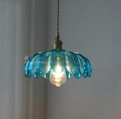 IWHD Big Glass Pendant Lights Fixtures Bedroom Dinning Living Room