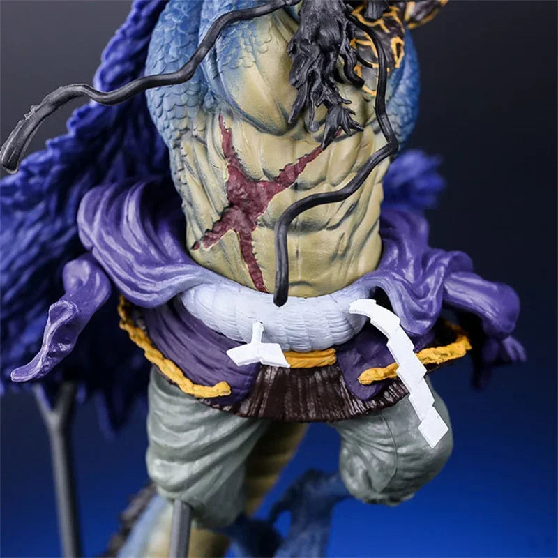 28 см Нова фигурка от едно парче Gk Четирима императора и сто звера Kaido Звяр Форма Анимация Периферни фигурки Статуя Модел Подарък