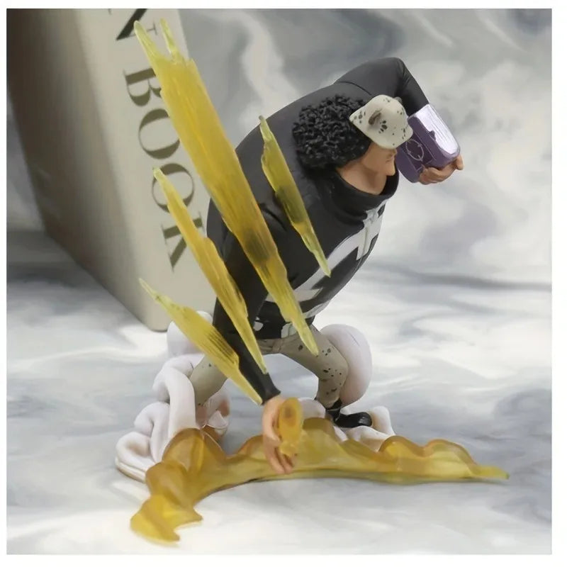 Hot Bandai 10CM One Piece Anime Figure Luffy Tyrant Bear Anime Statue Action Figure Pvc Model Doll Collection Toy Gift Kids