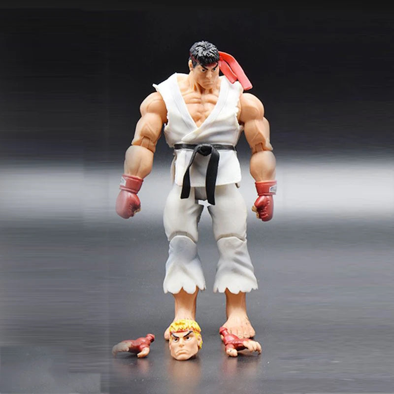 NECA Ken Ryu Figure Chun Li Hoshi Akuma Chunli Gouki Guile Action Figure Toy Doll Gift Movable Decoration Birthday Gifts