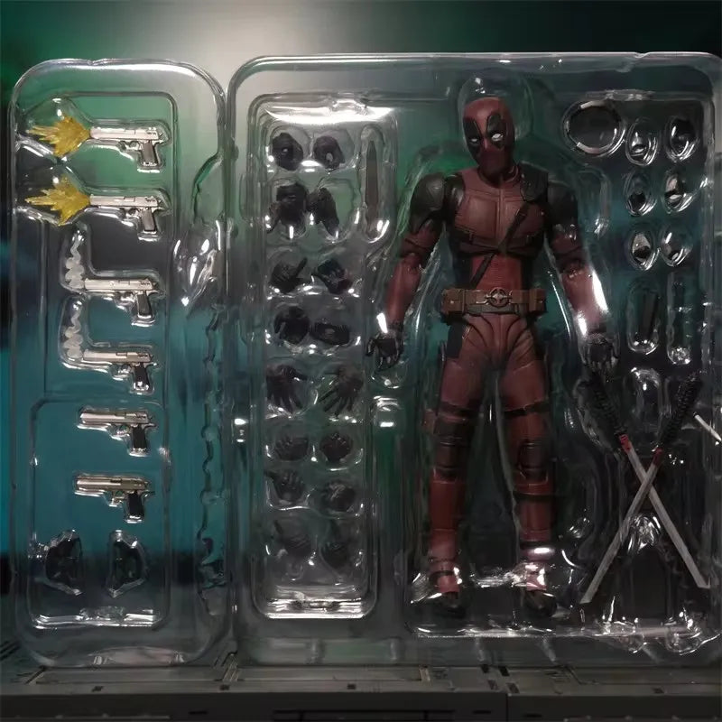 Deadpool Actionfigur Deadpool &amp; Wolverine SHFiguarts Gemeinsam beweglich New Mutants Wilson Comics SHF Modell Filmspielzeug für Kinder Geschenk