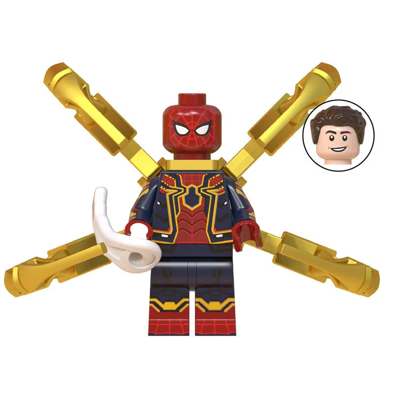 Hot 5cm Marvel Spider-Man Venom Green Goblin Building Block Figures Assembleable Figure Desktop Ornament Decorations Best Gifts
