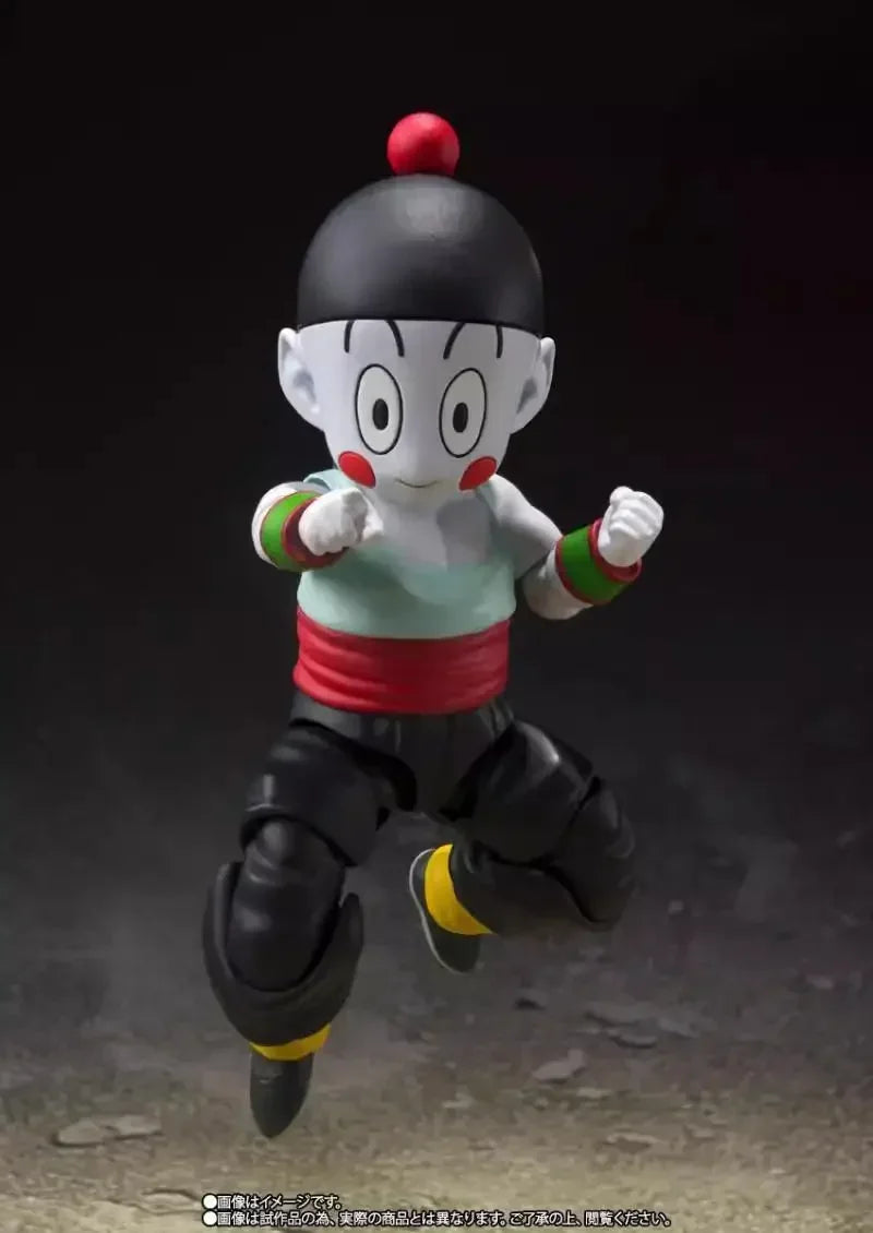 100% Original Bandai Shf Sh Figuarts Dragon Ball Tenshinhan Chaoz Action Figures Pvc Gift In Stock Classic Hobby Collectibles