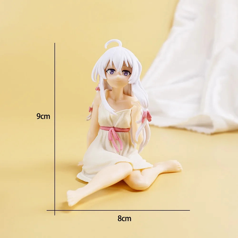 Anime Wandering Witch: The Journey Of Elaina 20cm Elaina PVC Action Figure Model Toys For Kids party gift
