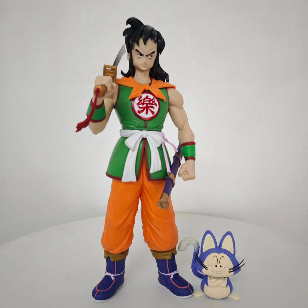 32cm Dragon Ball Anime Character Yamcha Standing Holding a Knife Action Figure Pvc Model Statue Collection Decoration Toys Gift