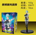 18CM Anime Game Cyberpunk: Edgerunners Lucy Figure Standing Anime Model Toy Gift Collection Aciton Figure PVC
