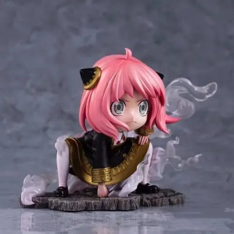 Fly Anime Figure Ania Two-tier Cos Luffy Model Dual-head Carving Desktop Ornament Collectible PVC Static Model