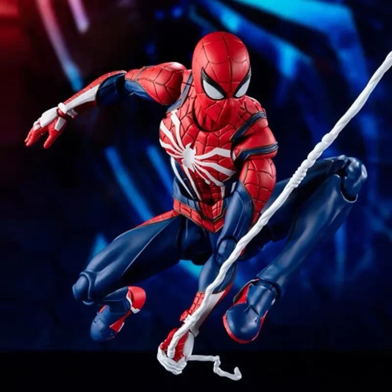 Figuarts Marvel’s Spider Man SHF PS4 Game Version Peter Parker Marvel Legend Action Figure Model Toys Collection Gift