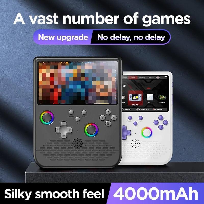 Retro Handheld Games Console Portable Retro Gaming Console Linux System 5.0-inch IPS Screen HD Output 64GB 20000+ Retro Games