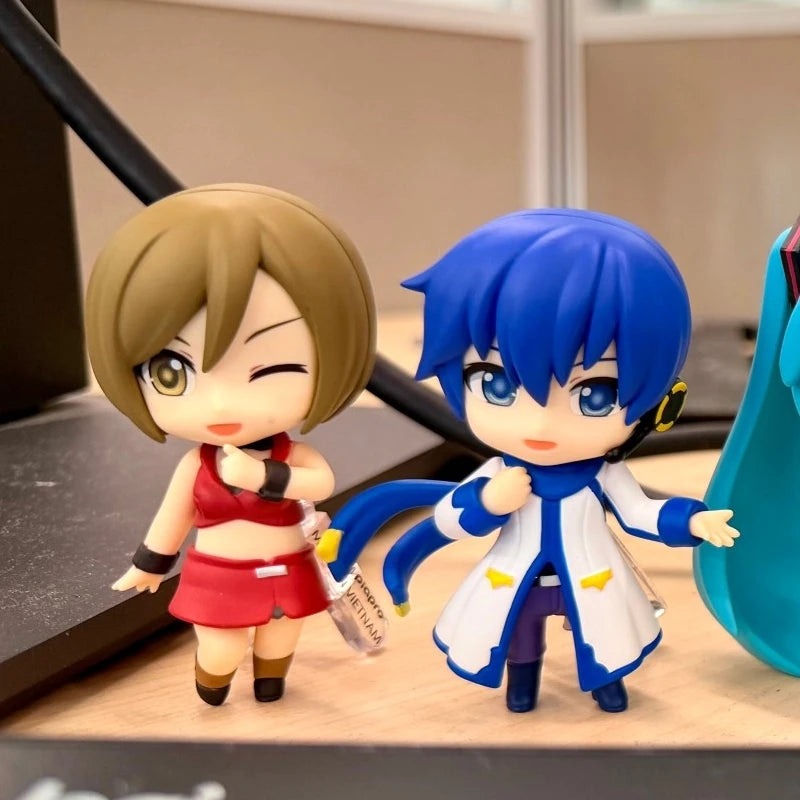 Original Spot GSC Nendoroid Hatsune Miku Kaito Megurine Luka Kagamine Rin Len Meiko Anime Clay Figure Collectible Model Toys