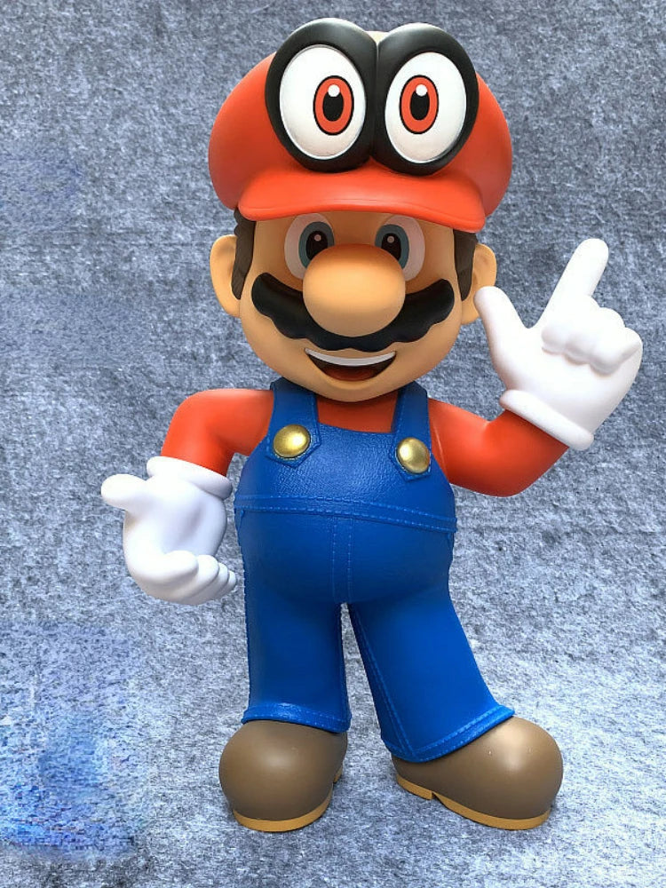 Neu Anime Große Größe Bowser Figuren PVC Bros Hut Kann Nehmen Off Spielzeug modell Für kinder