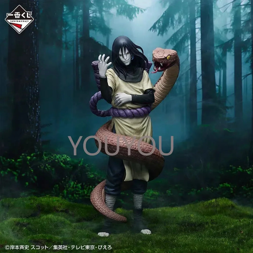 Original BANDAI Ichiban Kuji NARUTO Shippuden Legendary Sannin Jiraiya Orochimaru Tsunade Naruto Uzumaki Action Figure