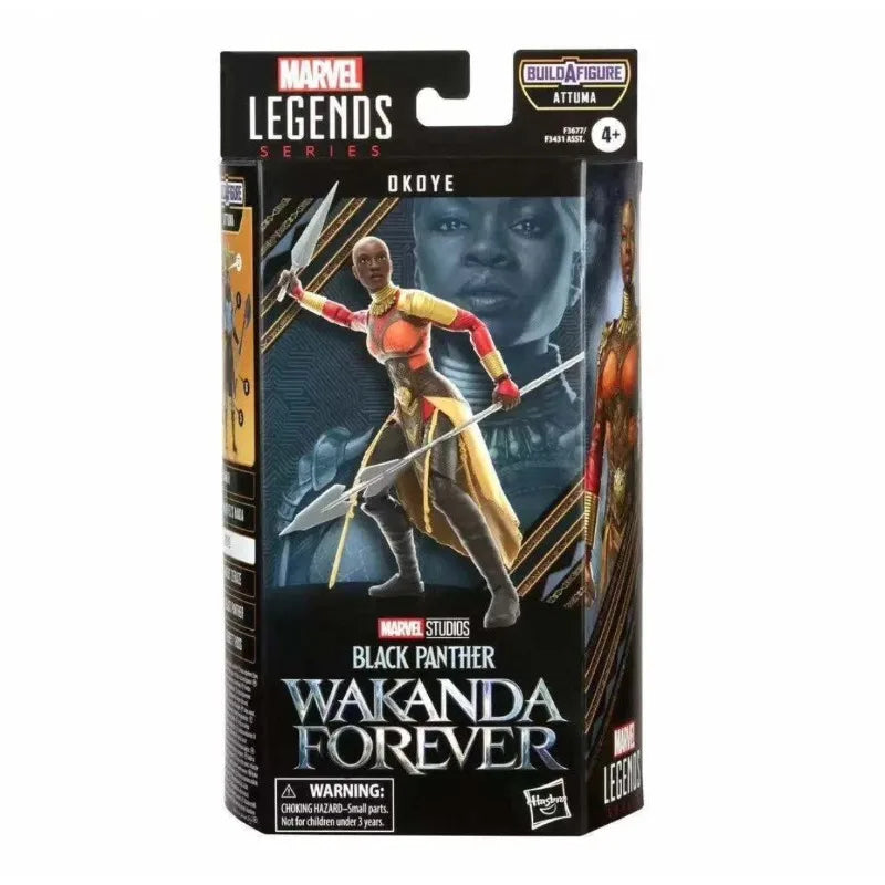 New Original Marvel Legends Series BLACK PANTHER WAKANDA FOREVER OKOYE Action Figure Model Toys Gifts