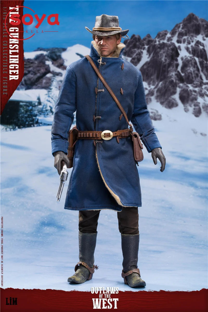 LIMTOYS LIM008 1/6 Scale Western Cowboy Arthur Action Figure 12'' Male Soldier Figurine Full Set Collectible Model Toy