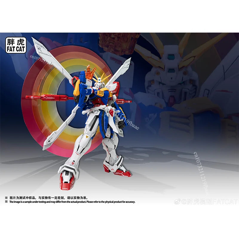 FAT CAT Modell GOD GF13-017NJ II RG 1/100 Bausatz Burning Toys Anime Actionfigur Roboter Geschenke Ausbrechender Brennender Finger