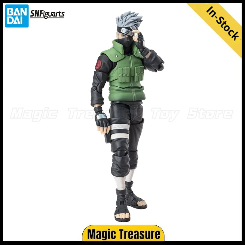 【In Stock】Original BANDAI SPIRITS S.H.Figuarts NARUTO Hatake Kakashi NARUTOP99 Exclusive Edition Action Figure Toys Gifts