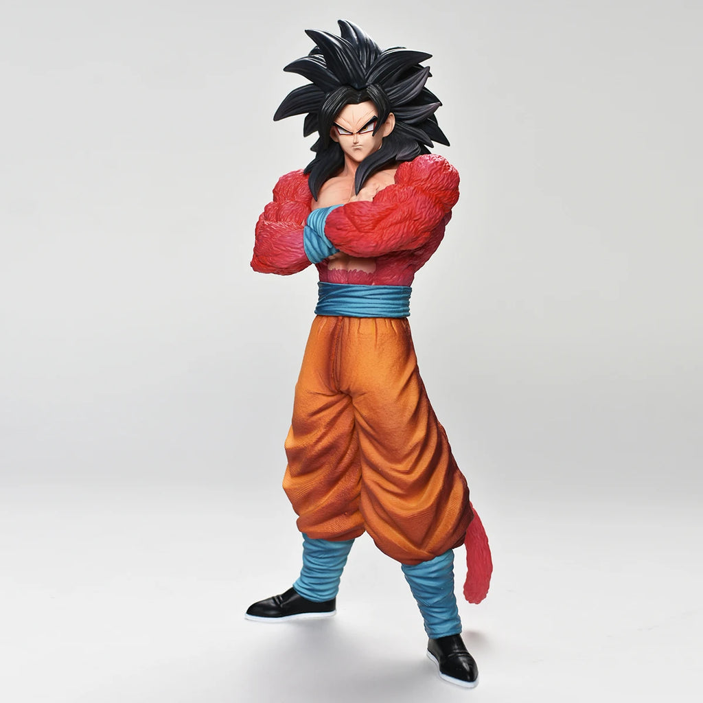 29cm/11.4in Anime Dragon Ball Z Figure Goku Super Saiyan 4 Action Figure Collectible Model Statue Toy Gift