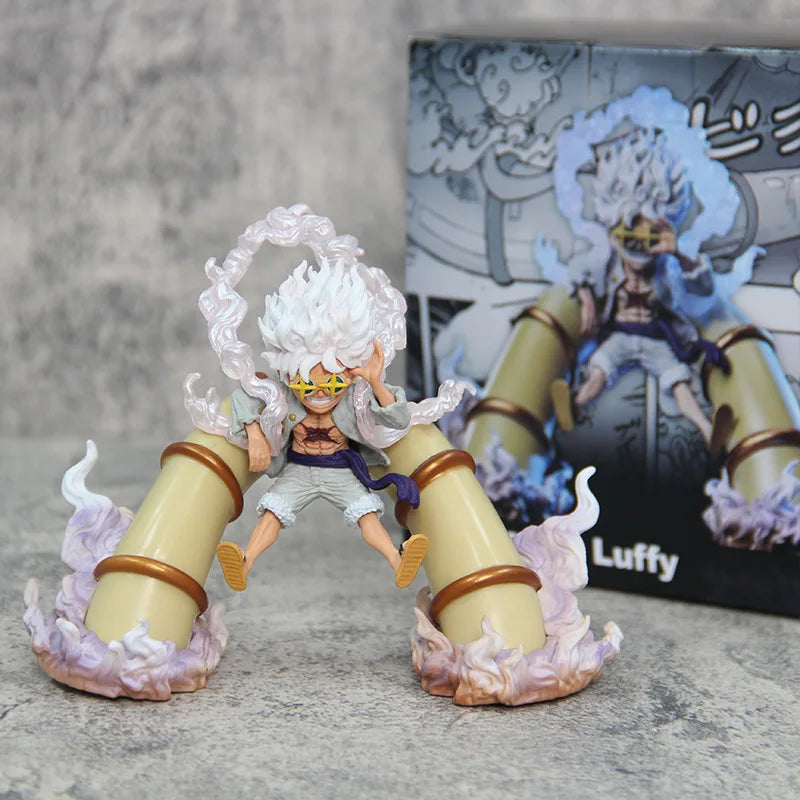 Neue One Piece Anime Figur Gear 5 Luffy Monkey D Luffy Figurine Pvc Station Modell Puppe Sammlerstück Decoratoin Spielzeug Geschenke