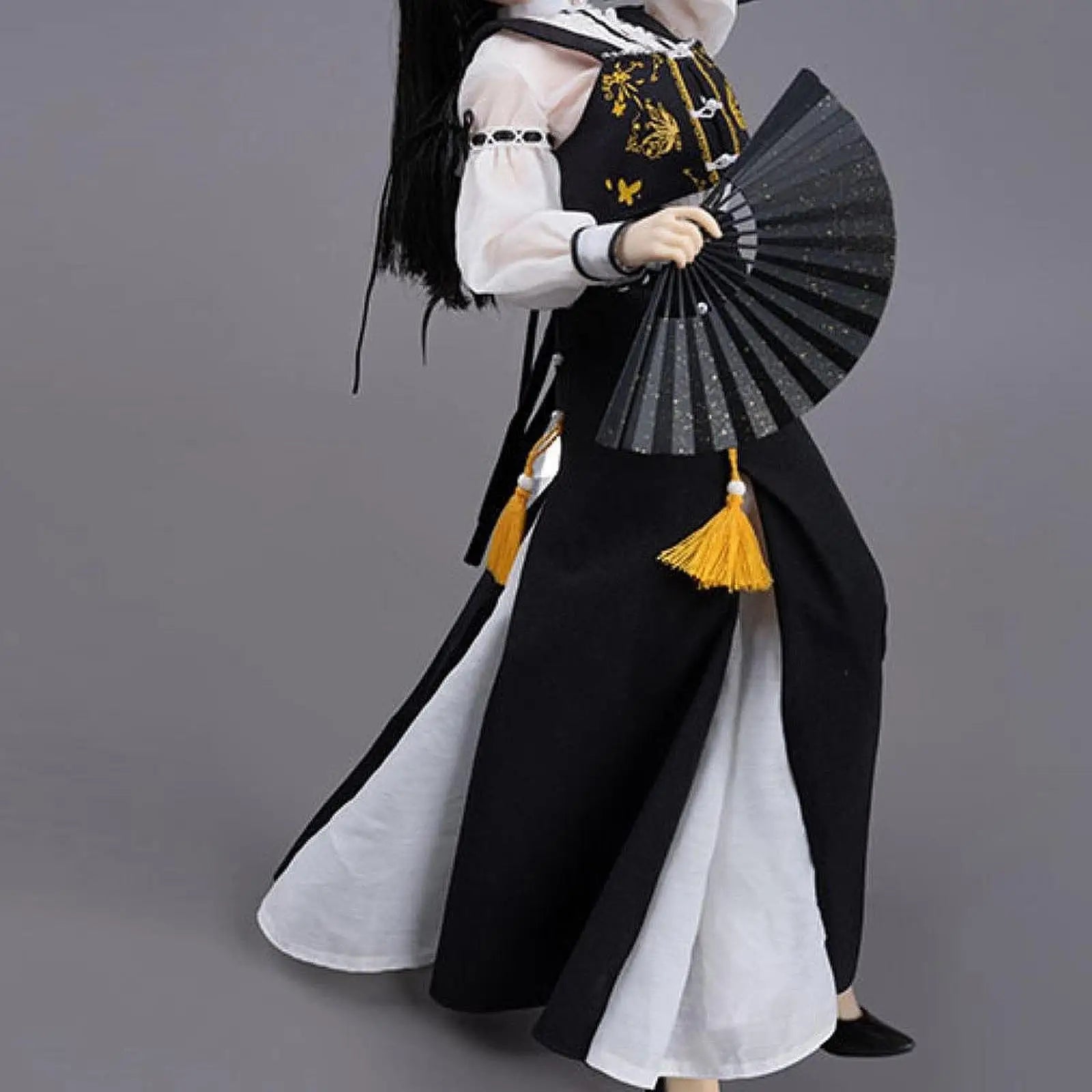 1/6 Top and Skirt Oufit Retro Outfit for 12 inch Female Figures Accessories