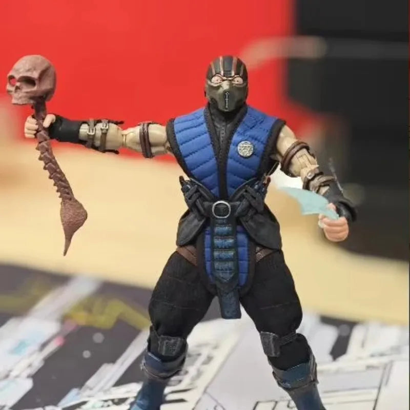 NEW Original JM Toys Mortal Kombat Sub-Zero Figure Classic Reissue Action Figurine Model Collectible Toy Gift for Collectors