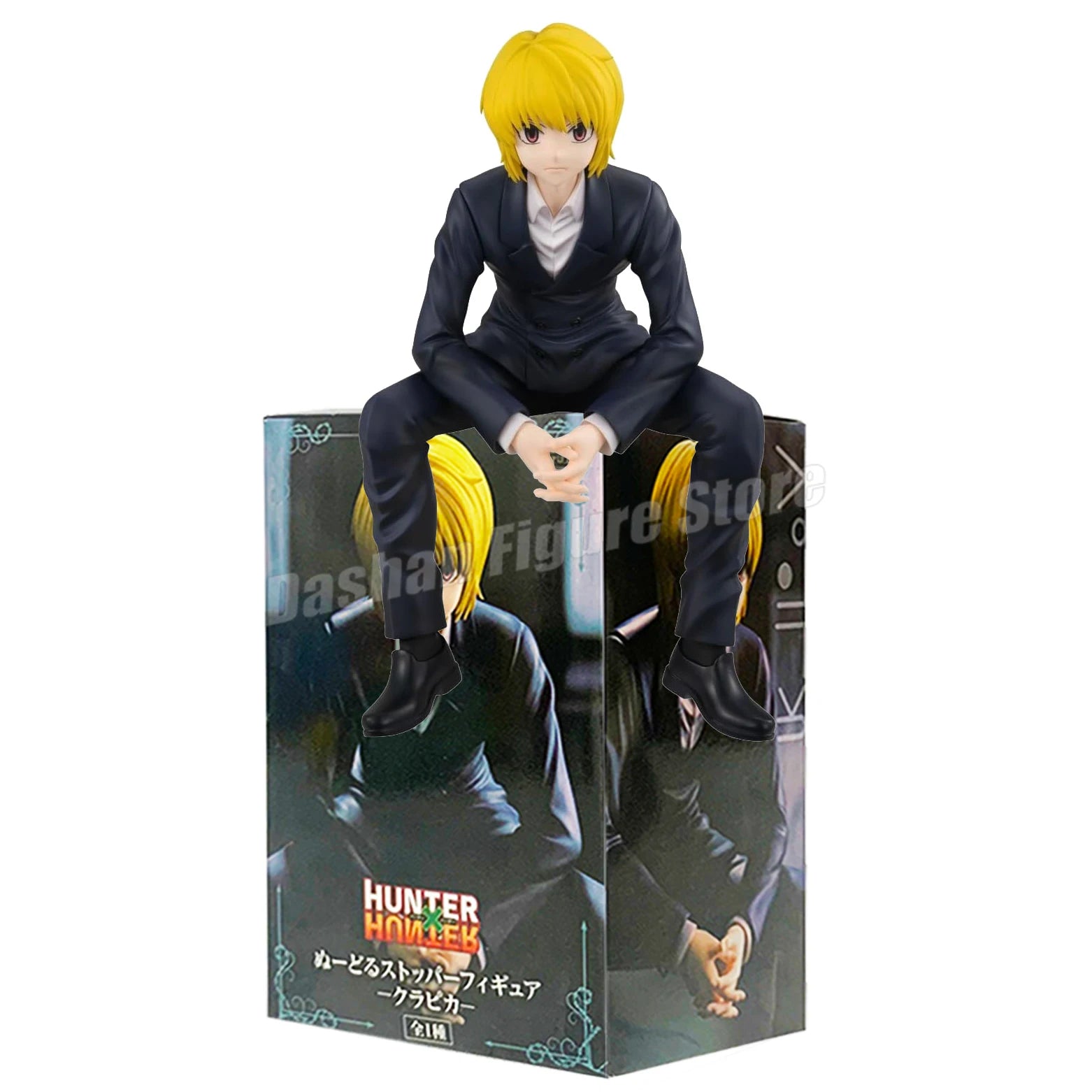Anime Hunter×Hunter Actionfigur Hisoka Kurapika Chrollo Illumi Figur Autoornamente PVC-Kollektion Nudelstopper Modellspielzeug
