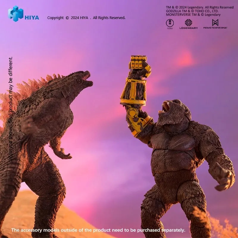 Hiya Exquisita Serie Básica Godzilla X Kong El Nuevo Empire Kong B.E.A.S.T. Guante Ver. Figura De Acción Modelo De Juguete